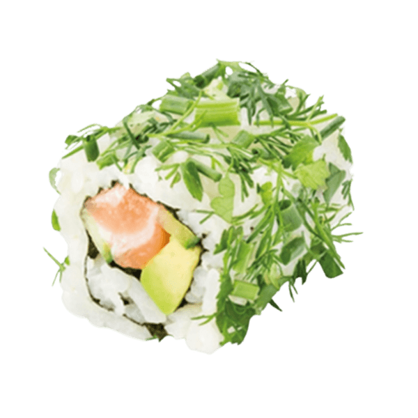 Green roll Saumon