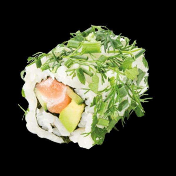 Green roll Saumon