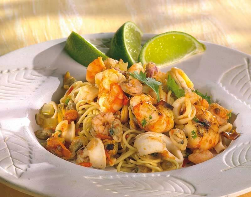 Nouilles Aux Fruits De Mer