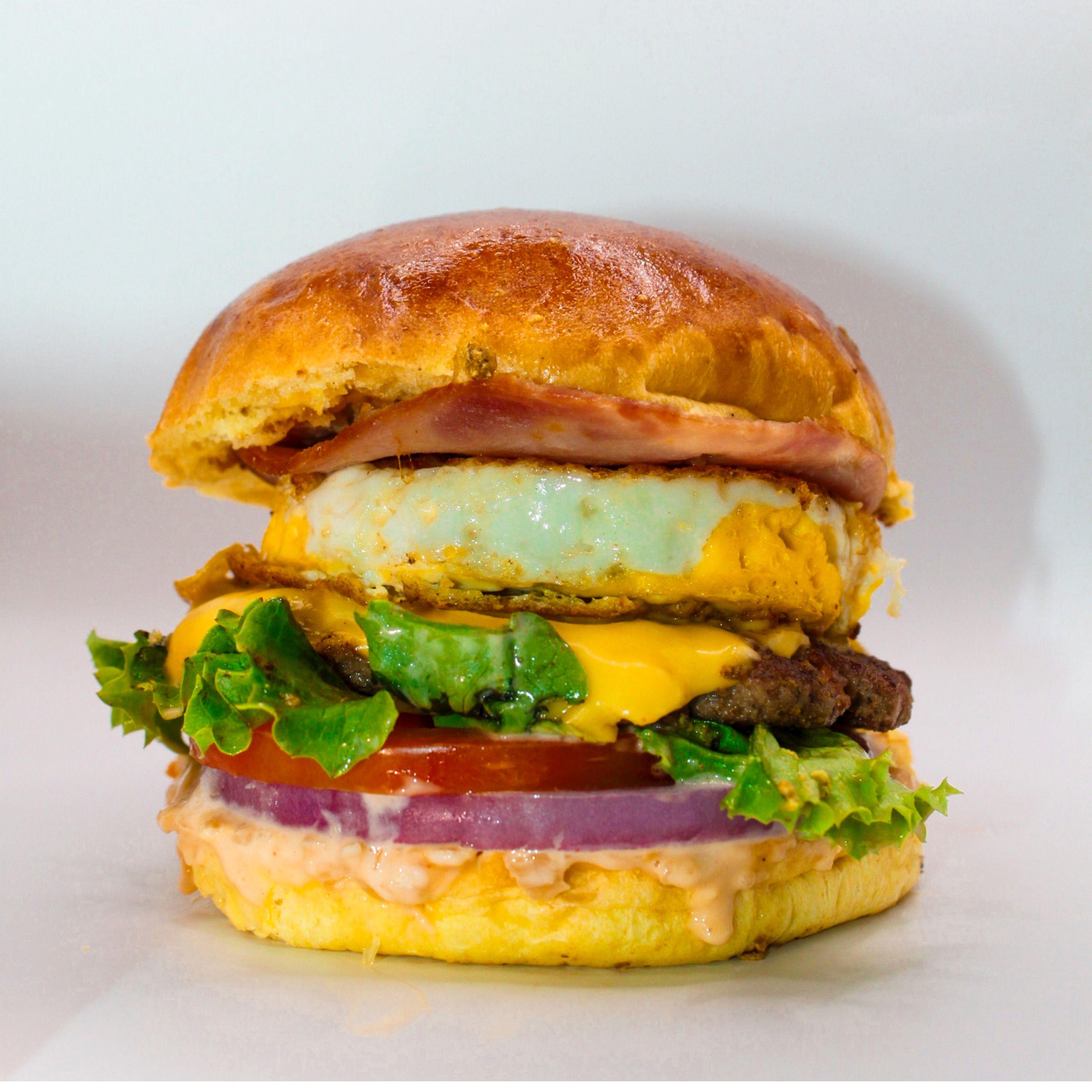 Bacon Egg Smash Burger