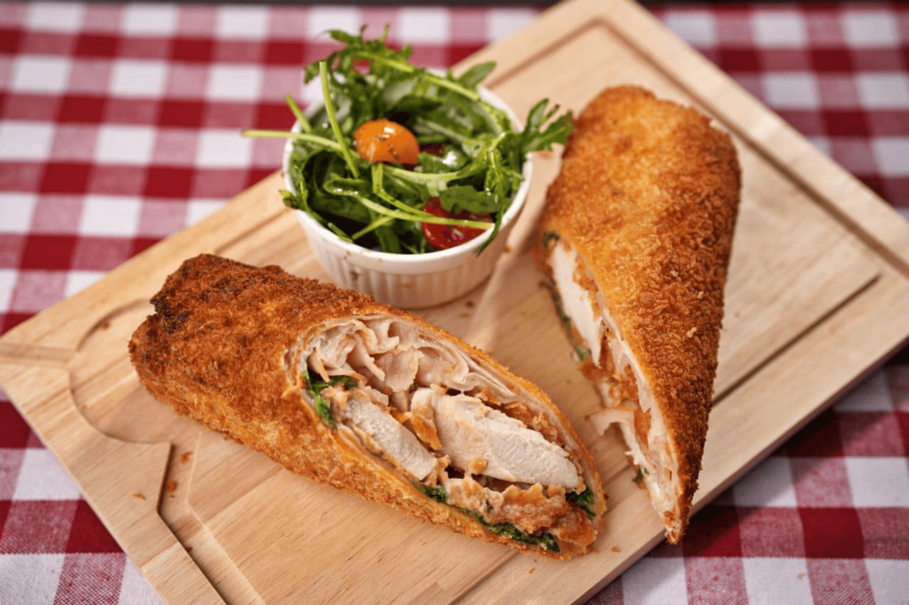 Roulé Crispy Avec Frites