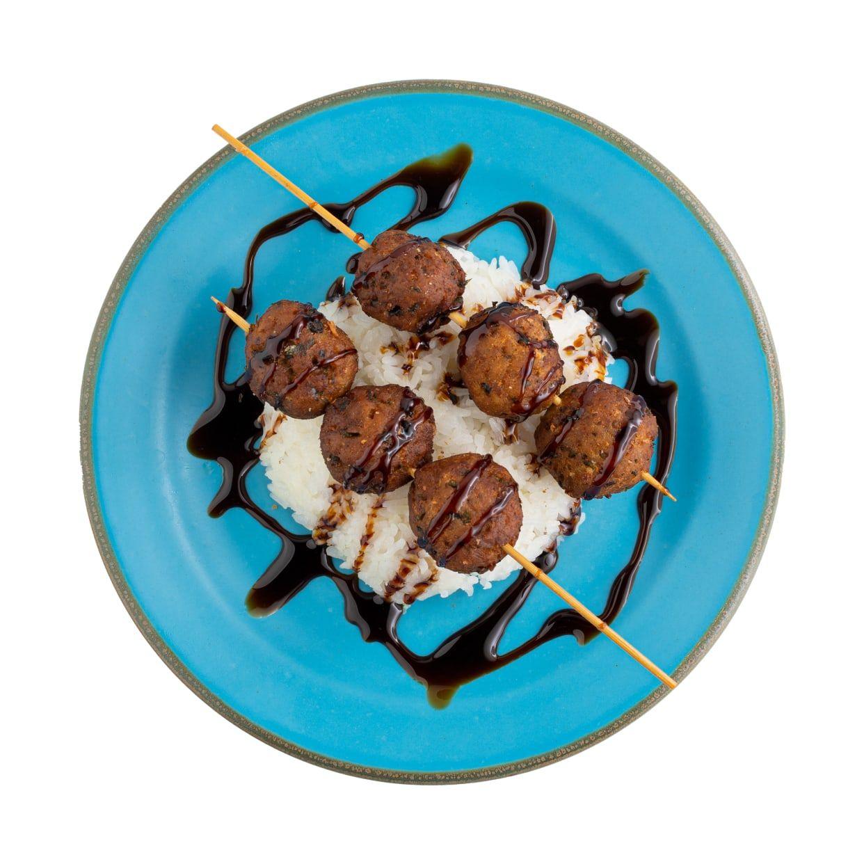 Brochettes De Boulettes De Poulet