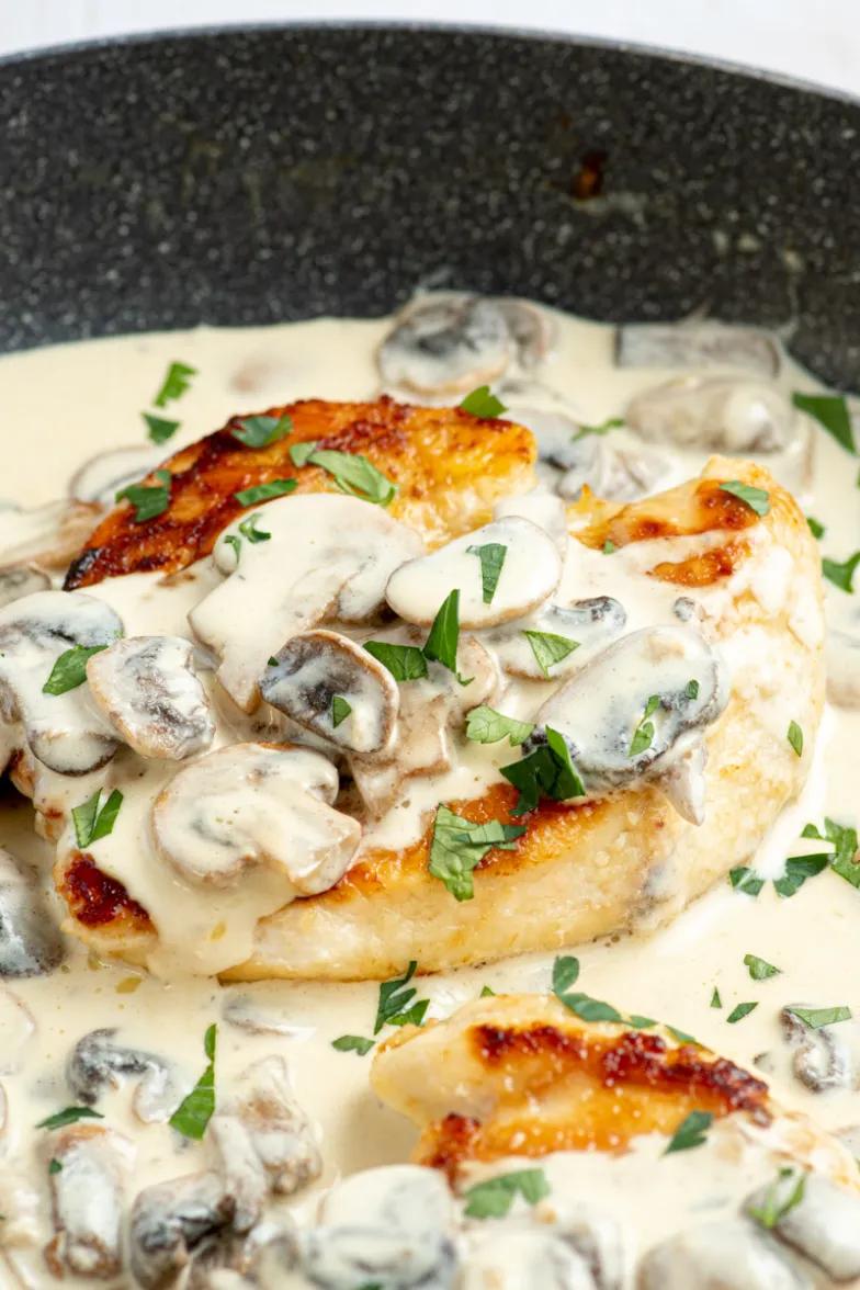 Plat Escalope à la crème