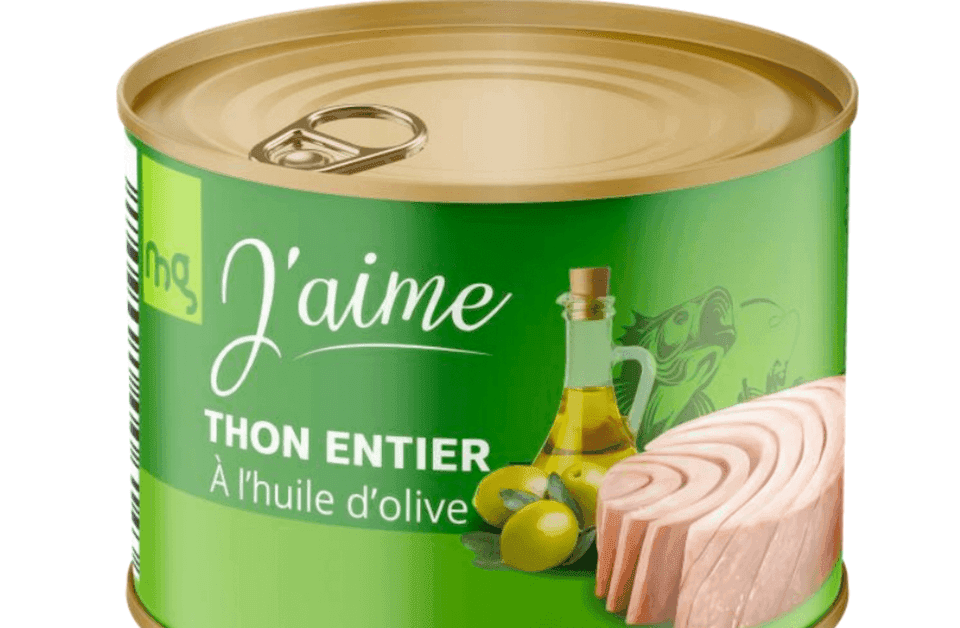 J'aime Thon Entier A Huile D'olive 400g