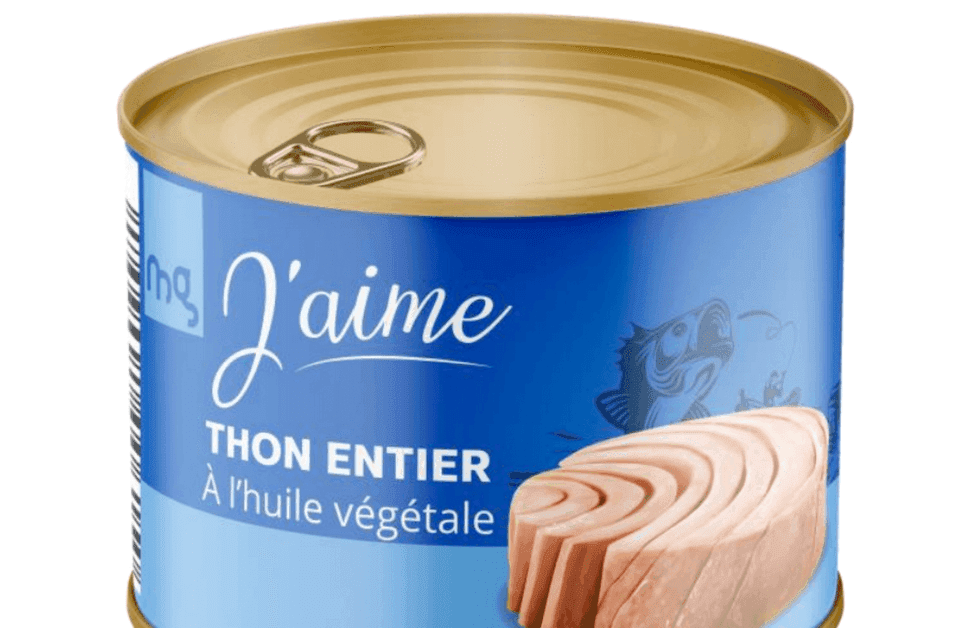 J'aime Thon Entier A L'huile Vegetale 160g