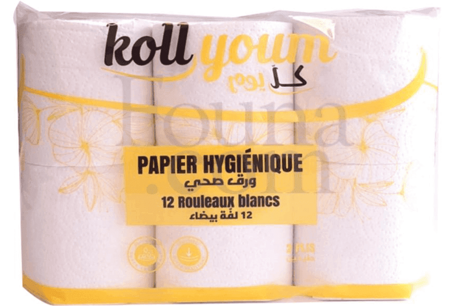 Koll Youm Papier Hygenique 2 Plis 12 R