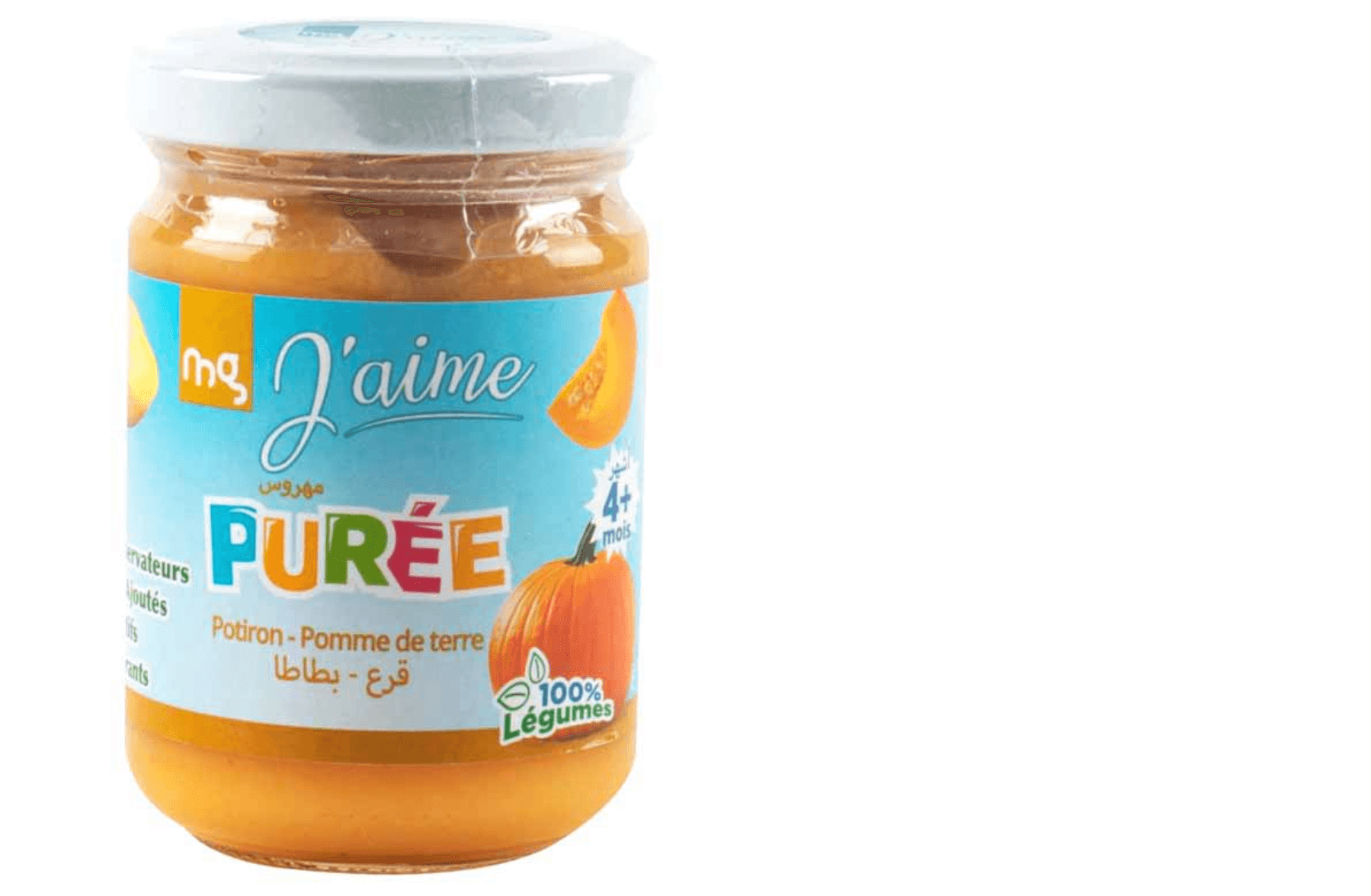Mg J'aime Compote Puree De 4legum135g