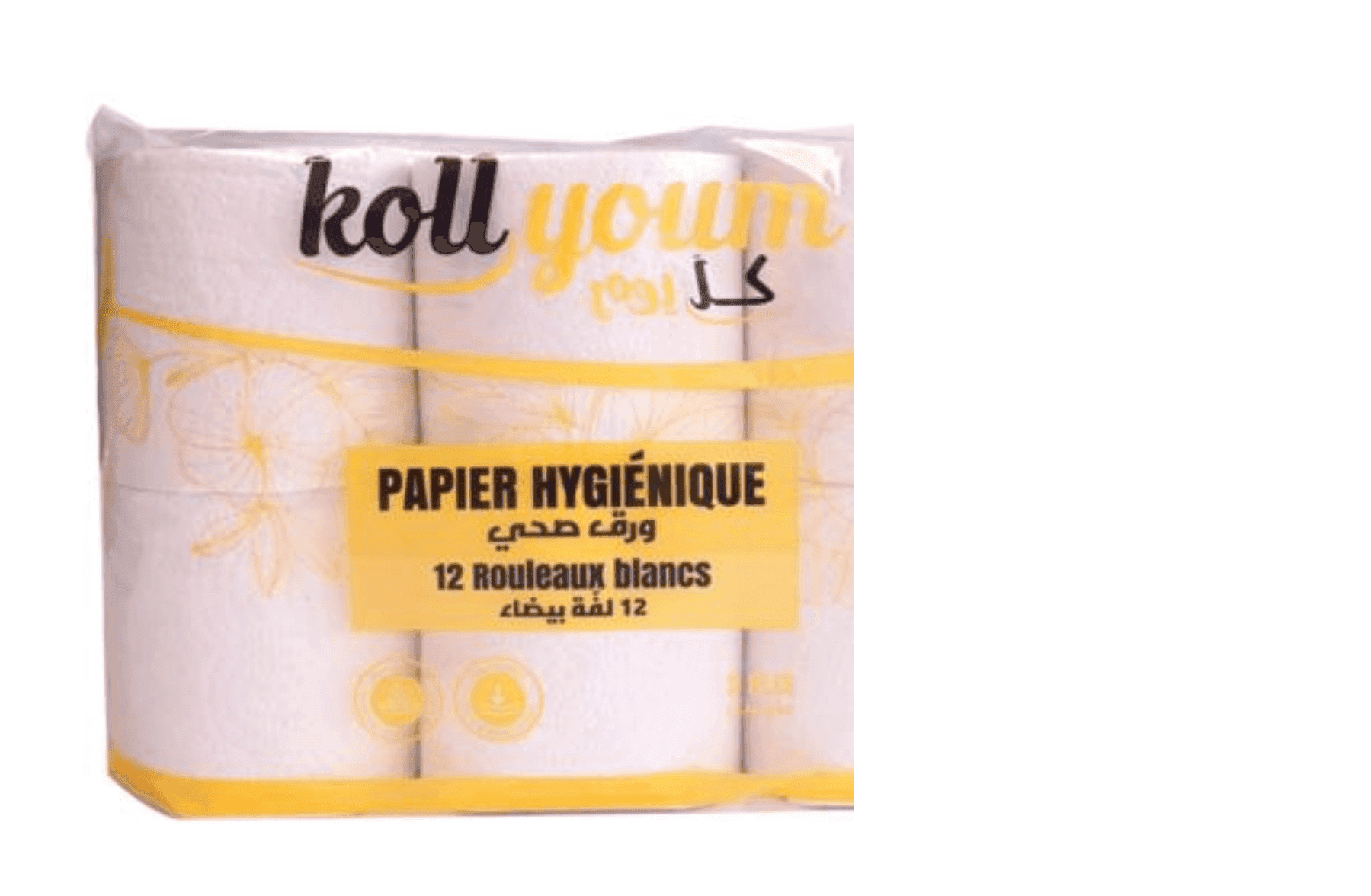 Koll Youm Essuie 2 P 4 Rouleaux Blc