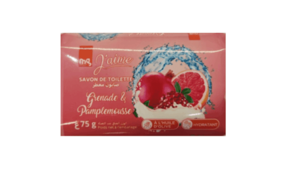 Mg J'aime Savon De Toilette Grenade & Pamplemousse 75gr