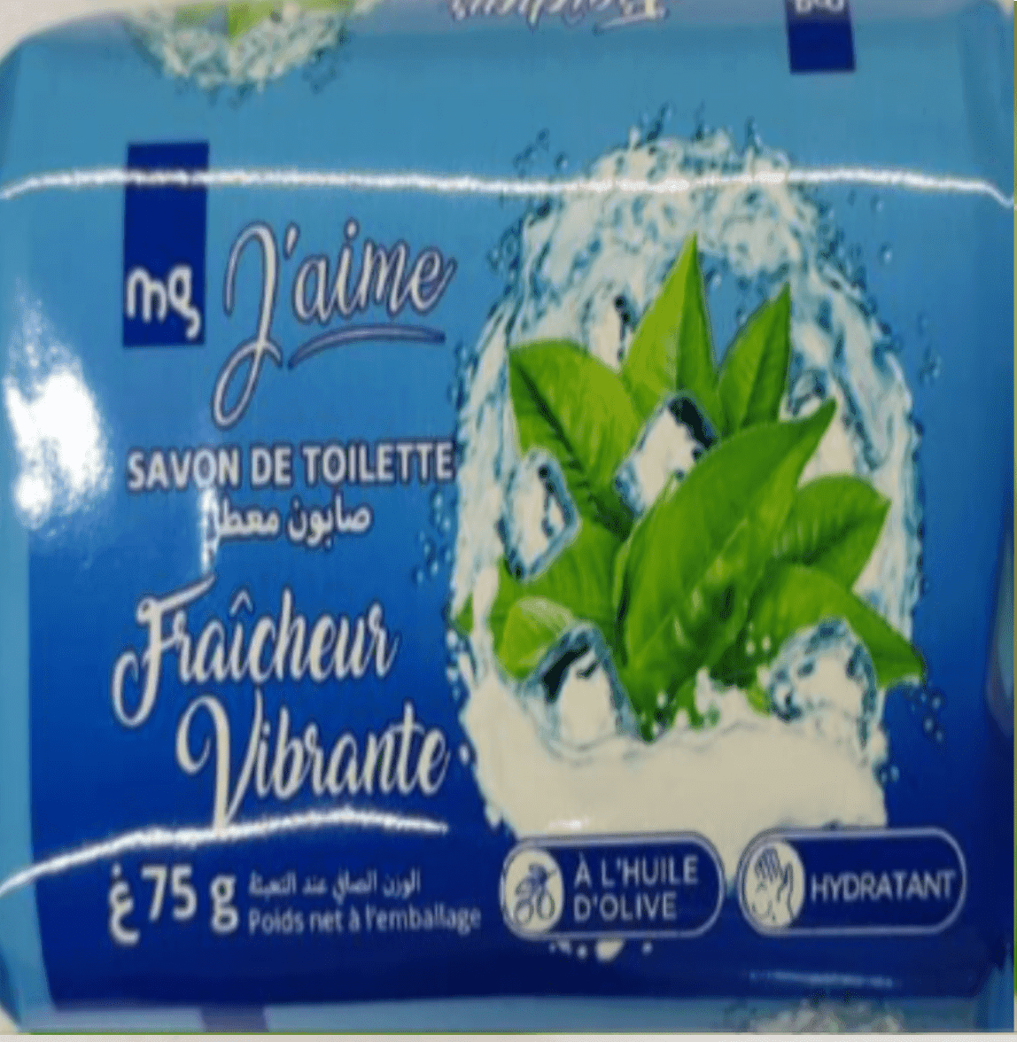 Mg J'aime Savon De Toilette Fraicheur Vibrante 75gr