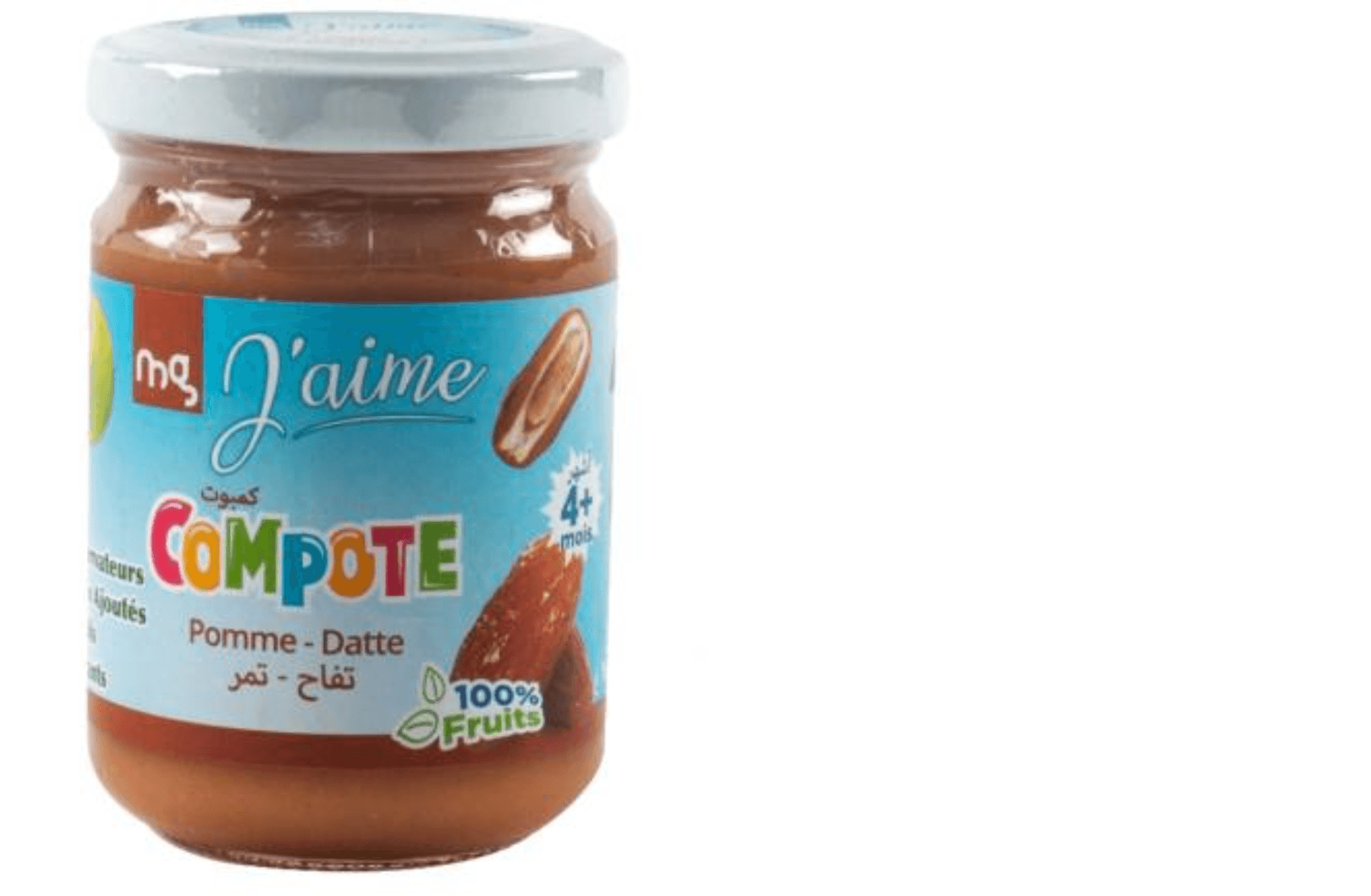 Mg J'aime Compote Pomme Datte 135g