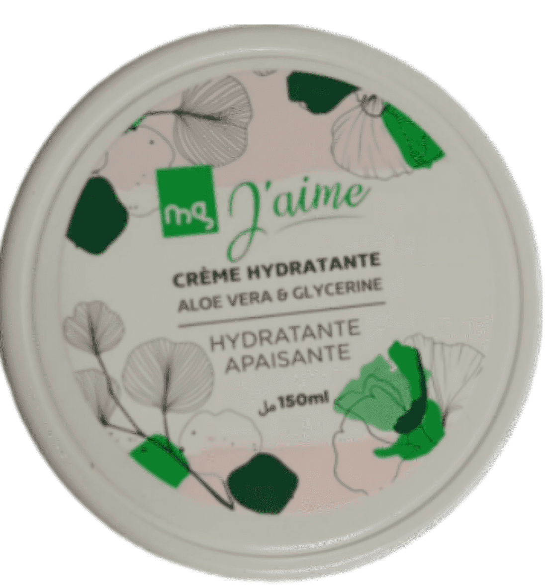Mg J'aime Creme Hydratante A Laloe Vera & Glycerine 150ml