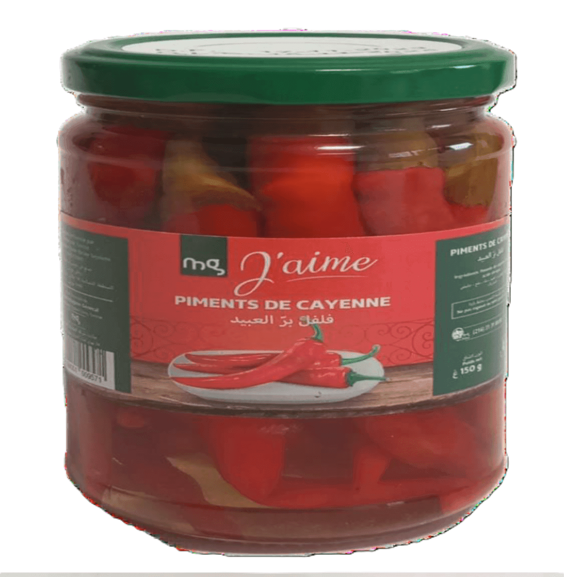 Piments De Cayenne 150gr Mg J'aime