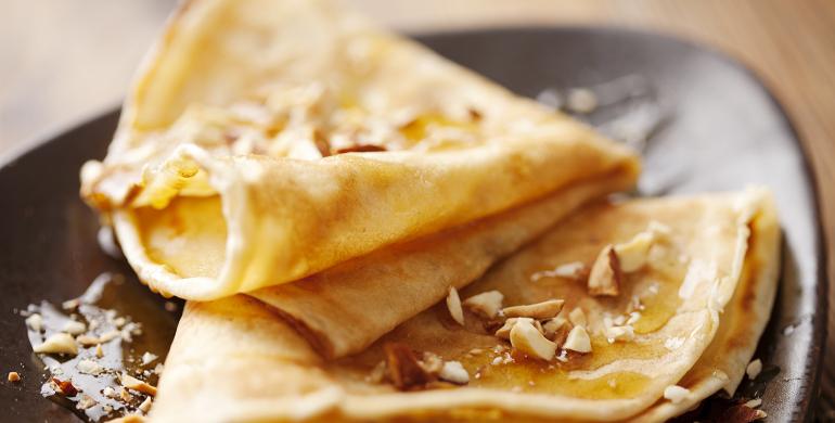 Crêpe Moelleuse aux Fruits secs