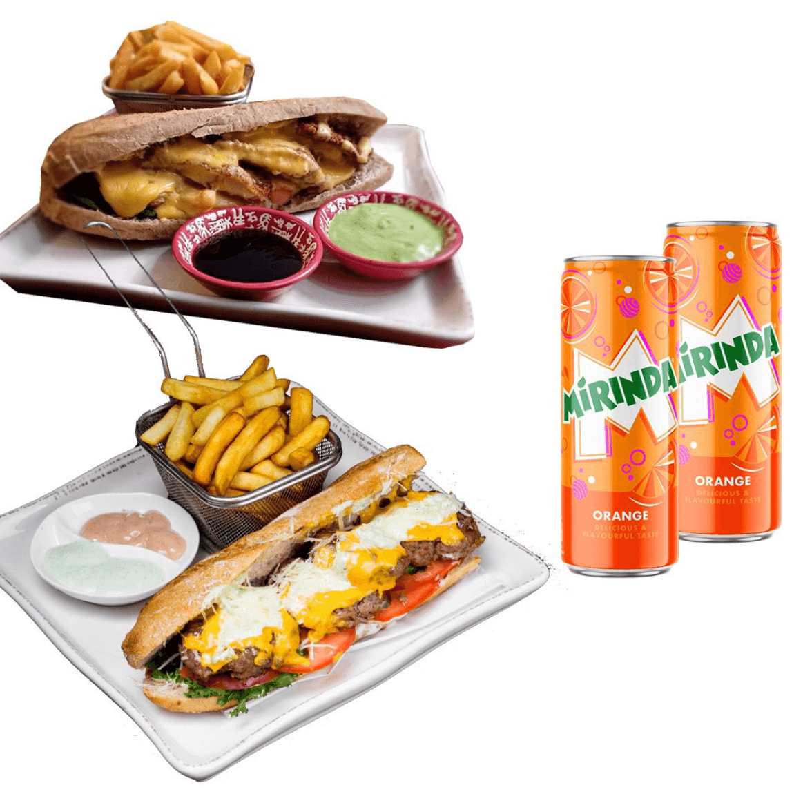 2 Sandwich avec 2 Boisson 25cl