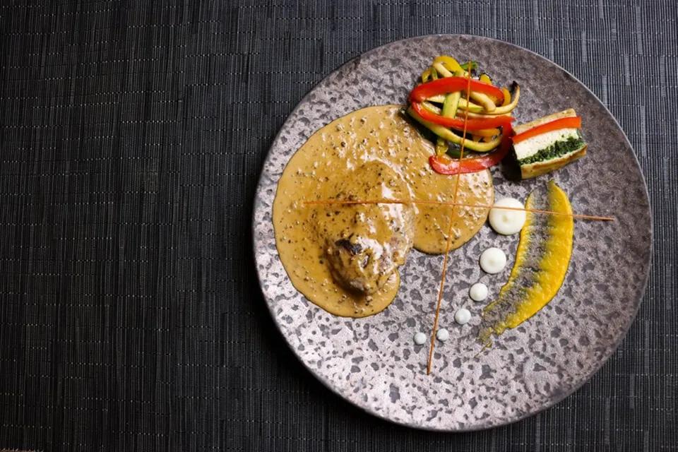 Filet Grillé sauce au poivre vert