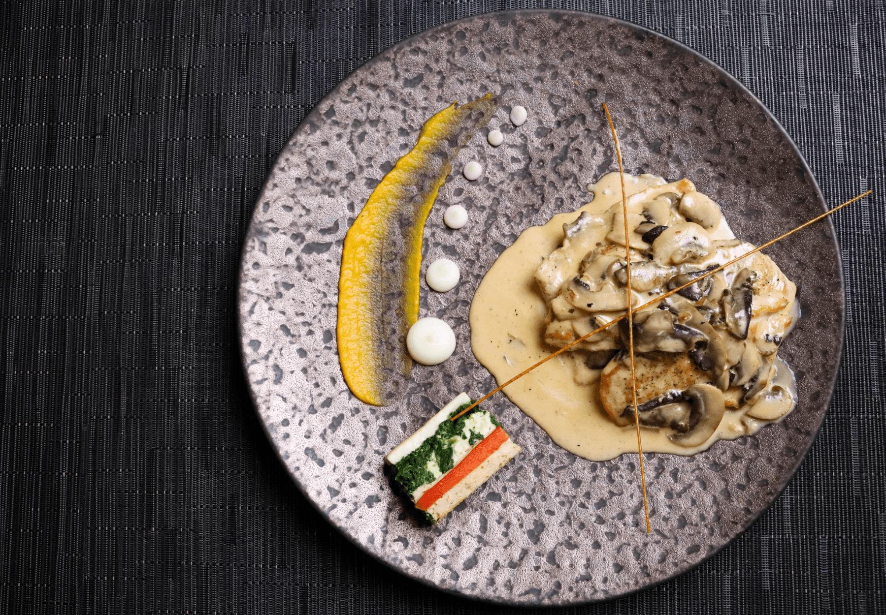 Filet Grillé à la Sauce Champignons