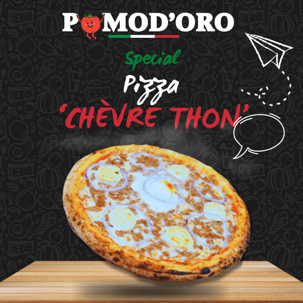Pizza Chèvre Thon