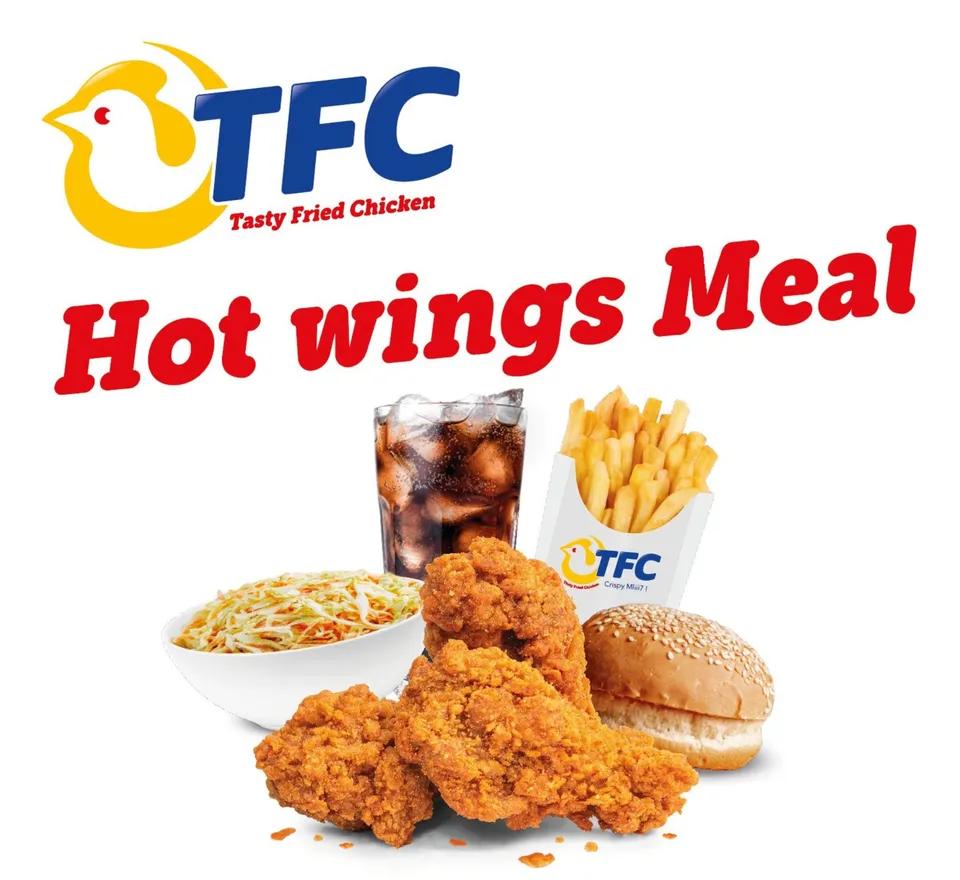 Hot Wings Meal x8
