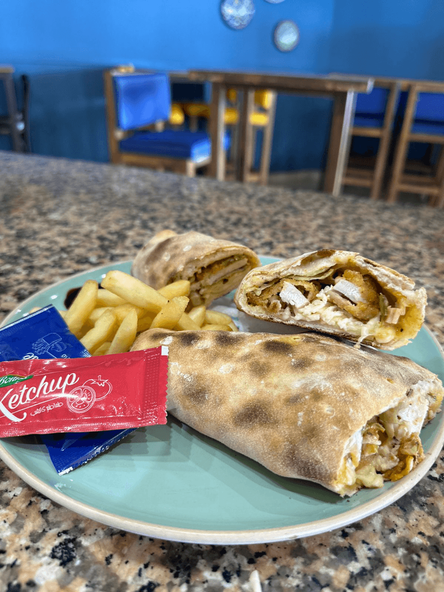 Baguette farcie Escalope panée