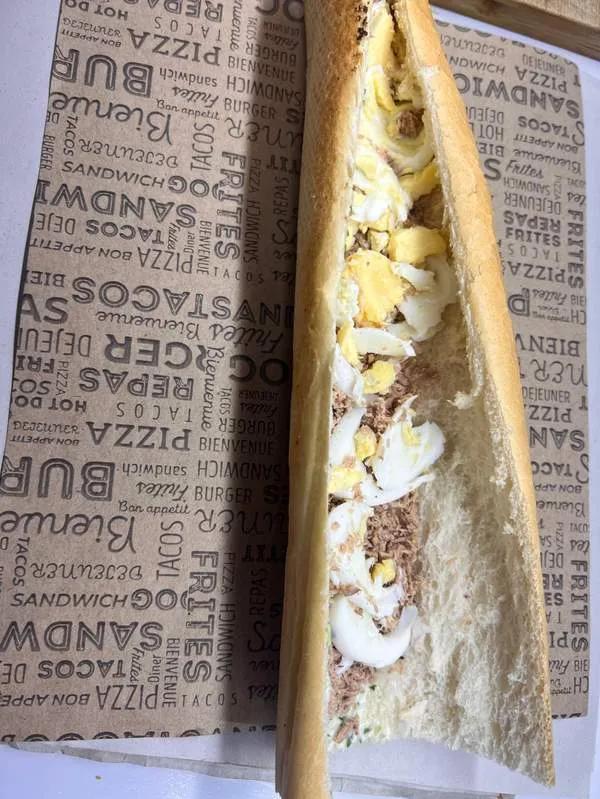 Sandwich Thon Œuf