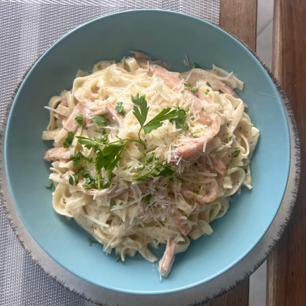 Pâtes Carbonara Au Sauce Blanche