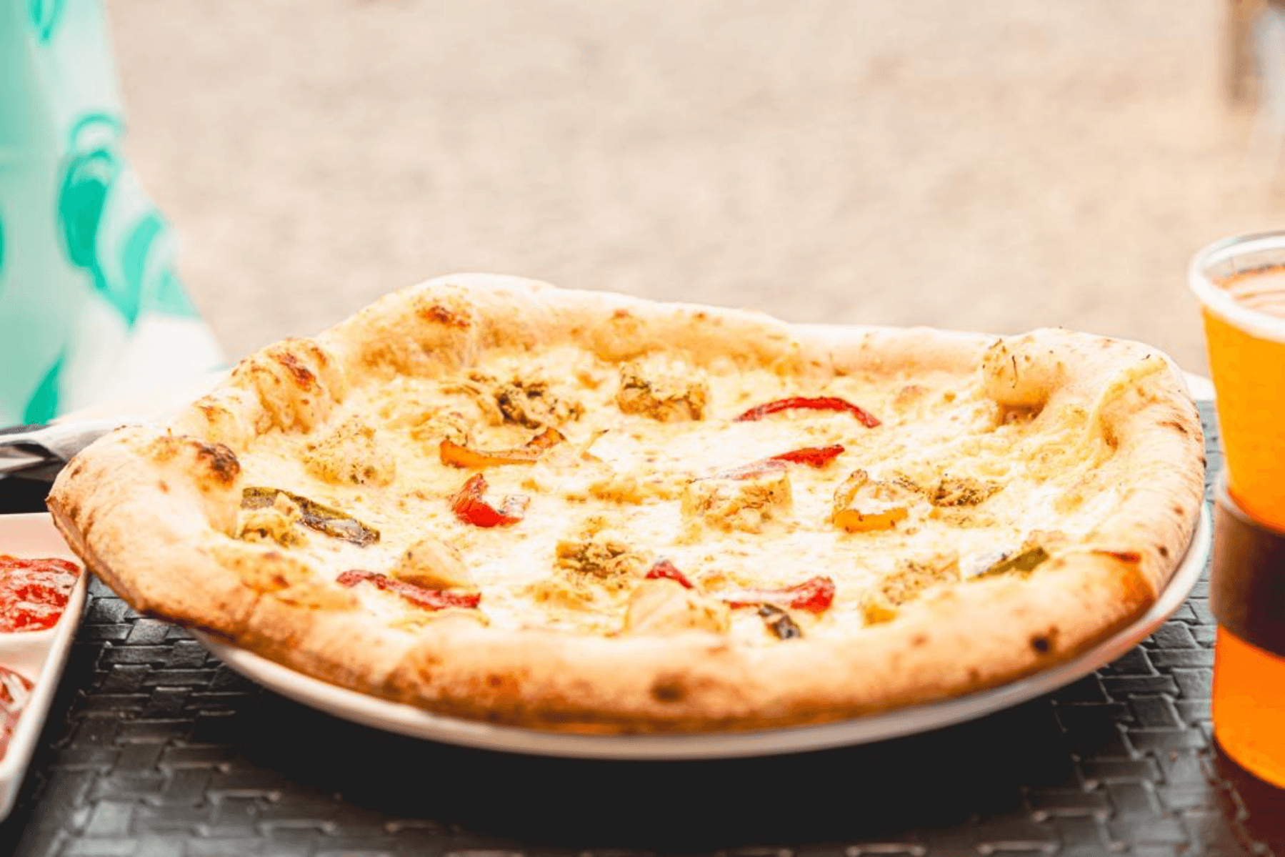 Pizza Polo Bianco