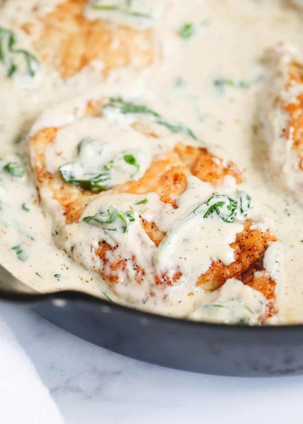 Escalope Florentine