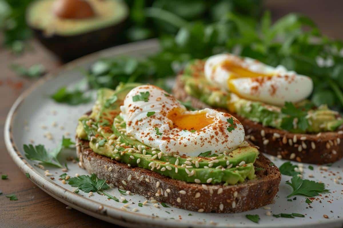 Tartine Avocat Œuf Poché