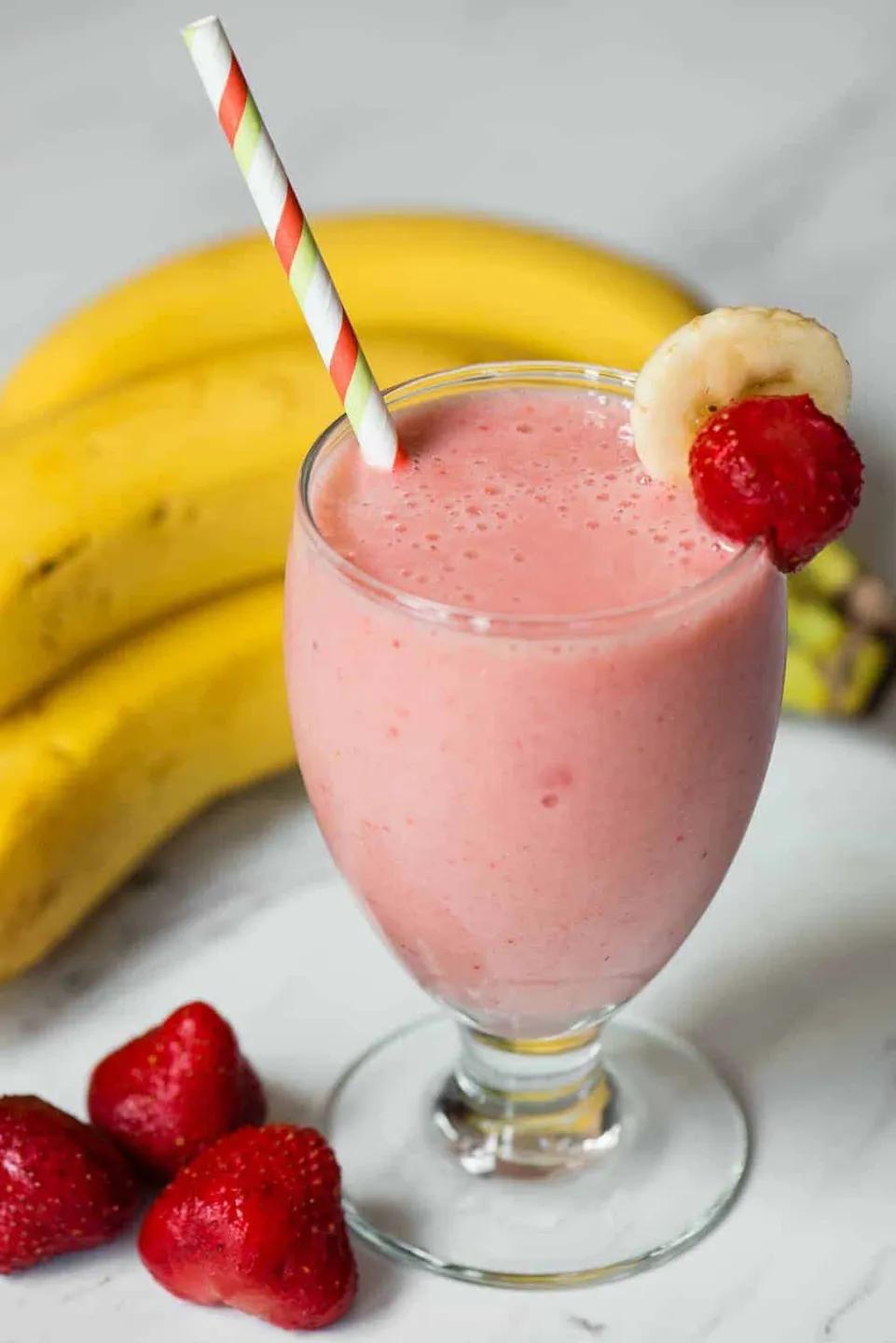 Smoothie Strawbery Banane