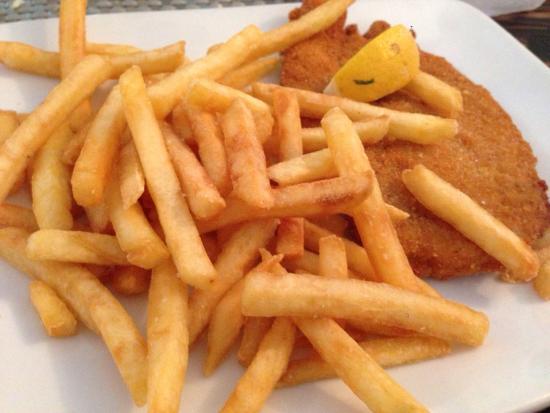 Barquette De Frite + Escalope Pané