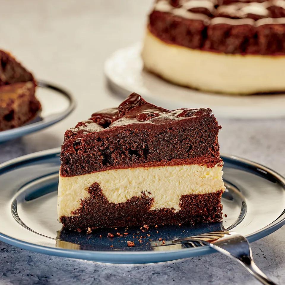 Brownie cheessecake