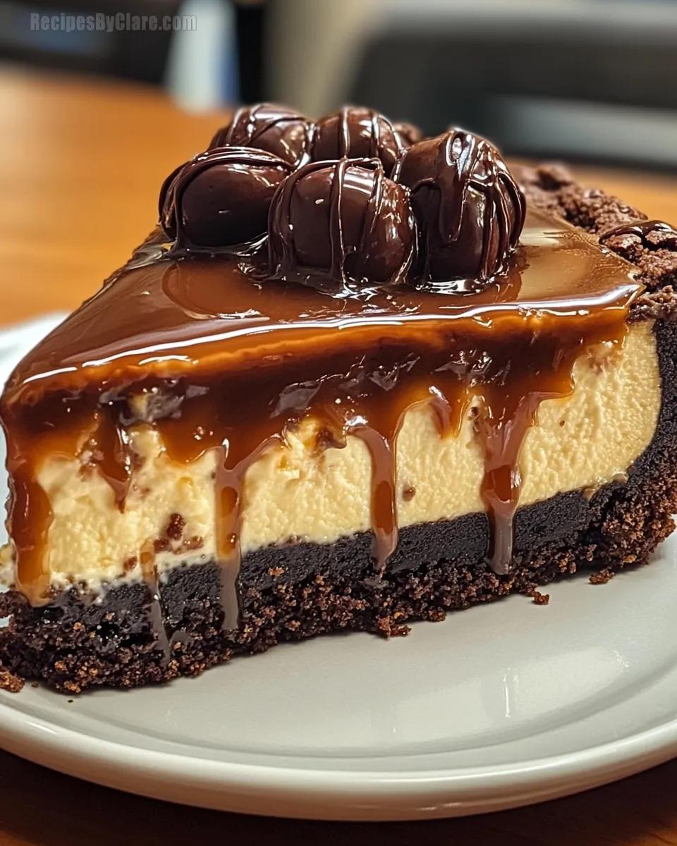 Brownie cheessecake Cramel Chocolat