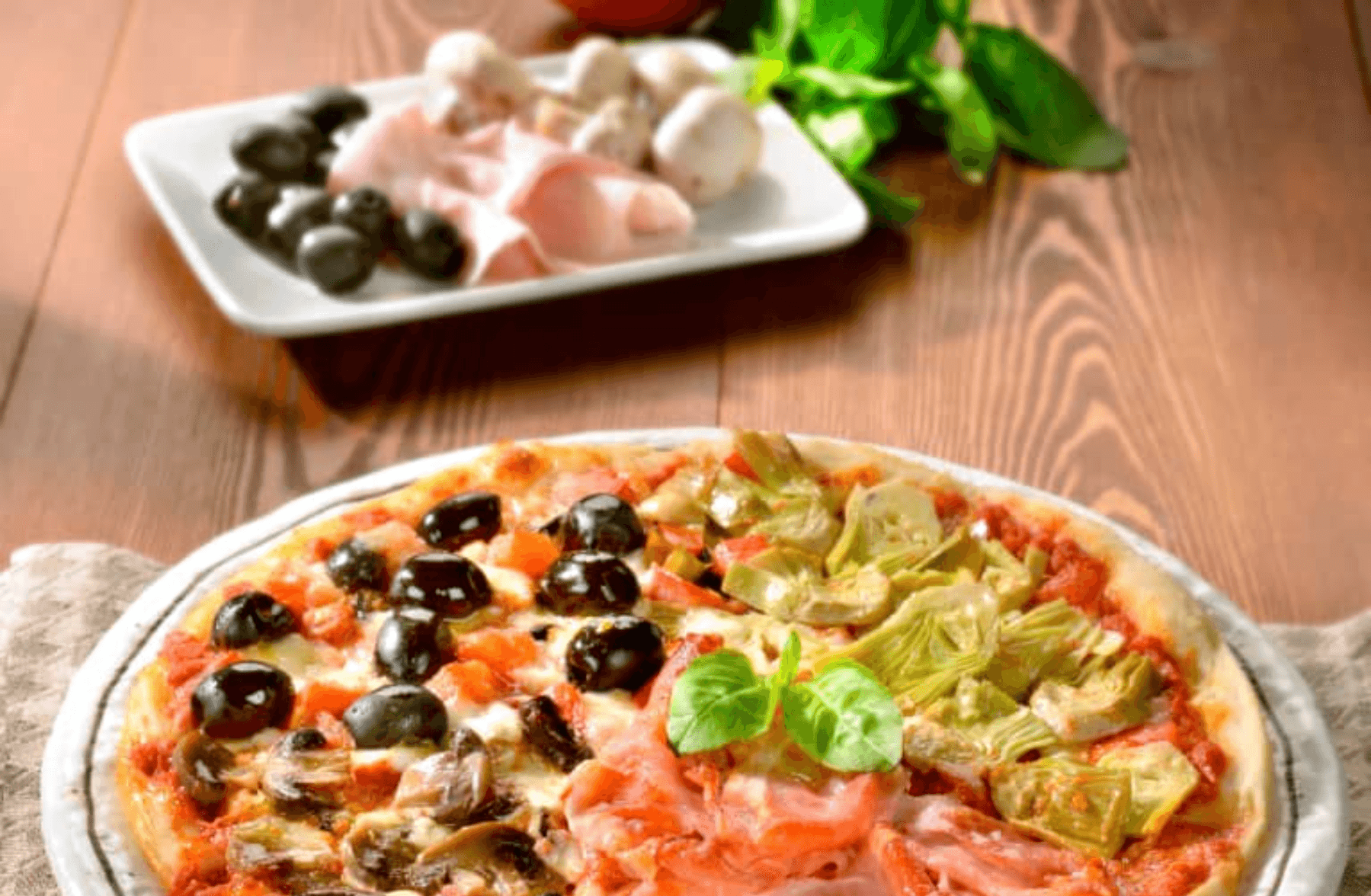 Pizza 4 Saisons - 2 Personnes