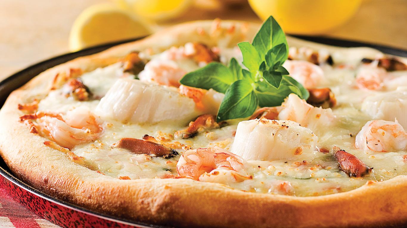 Pizza Boisée Fruit De Mer