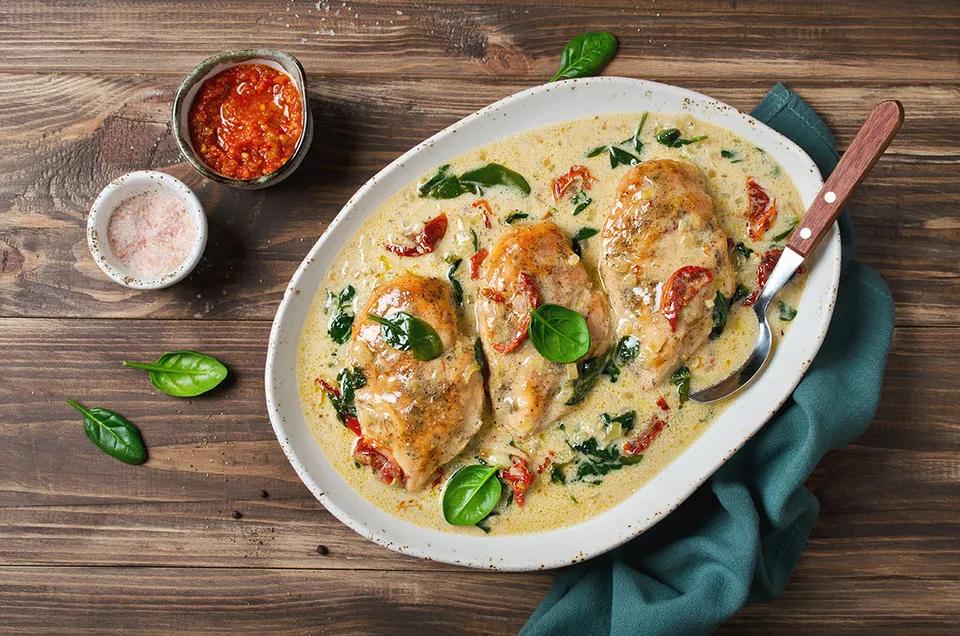 Poulet sauce soja à la crème