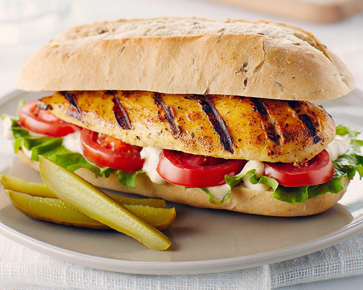 Sandwich Escalope Mariné