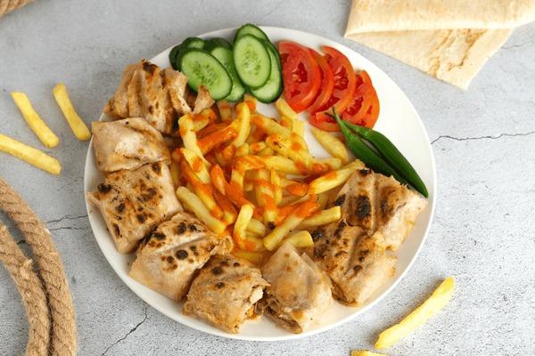 Plat Chawarma Arabi à la braise