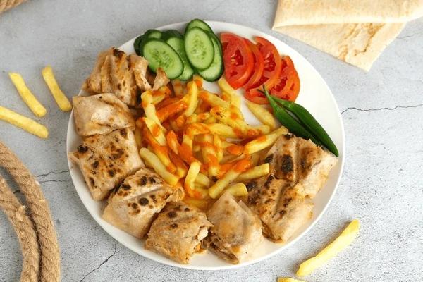 Plat Chawarma Arabi à la braise