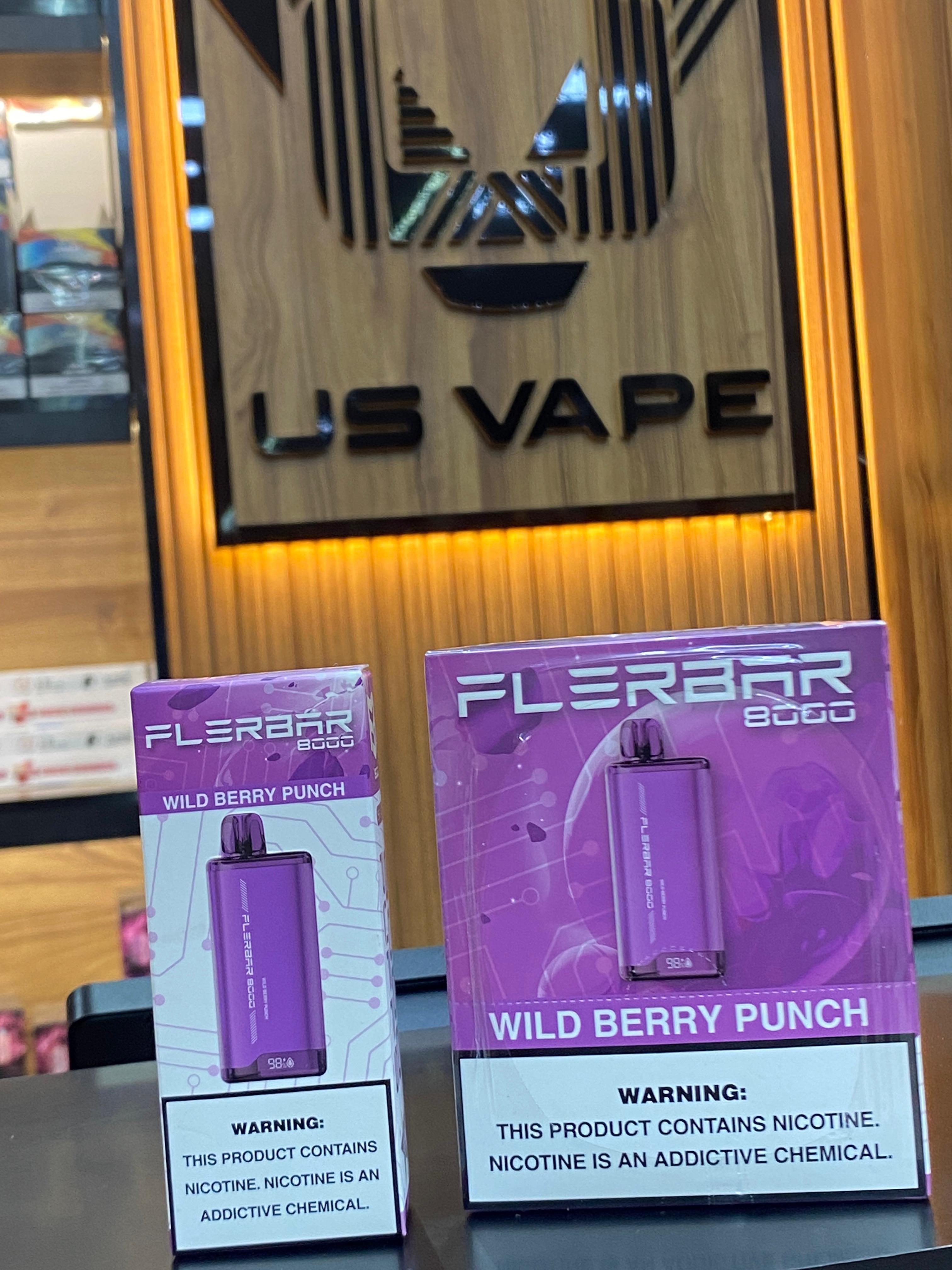 Flerbar 8000 Puff- Wild Berry Punch