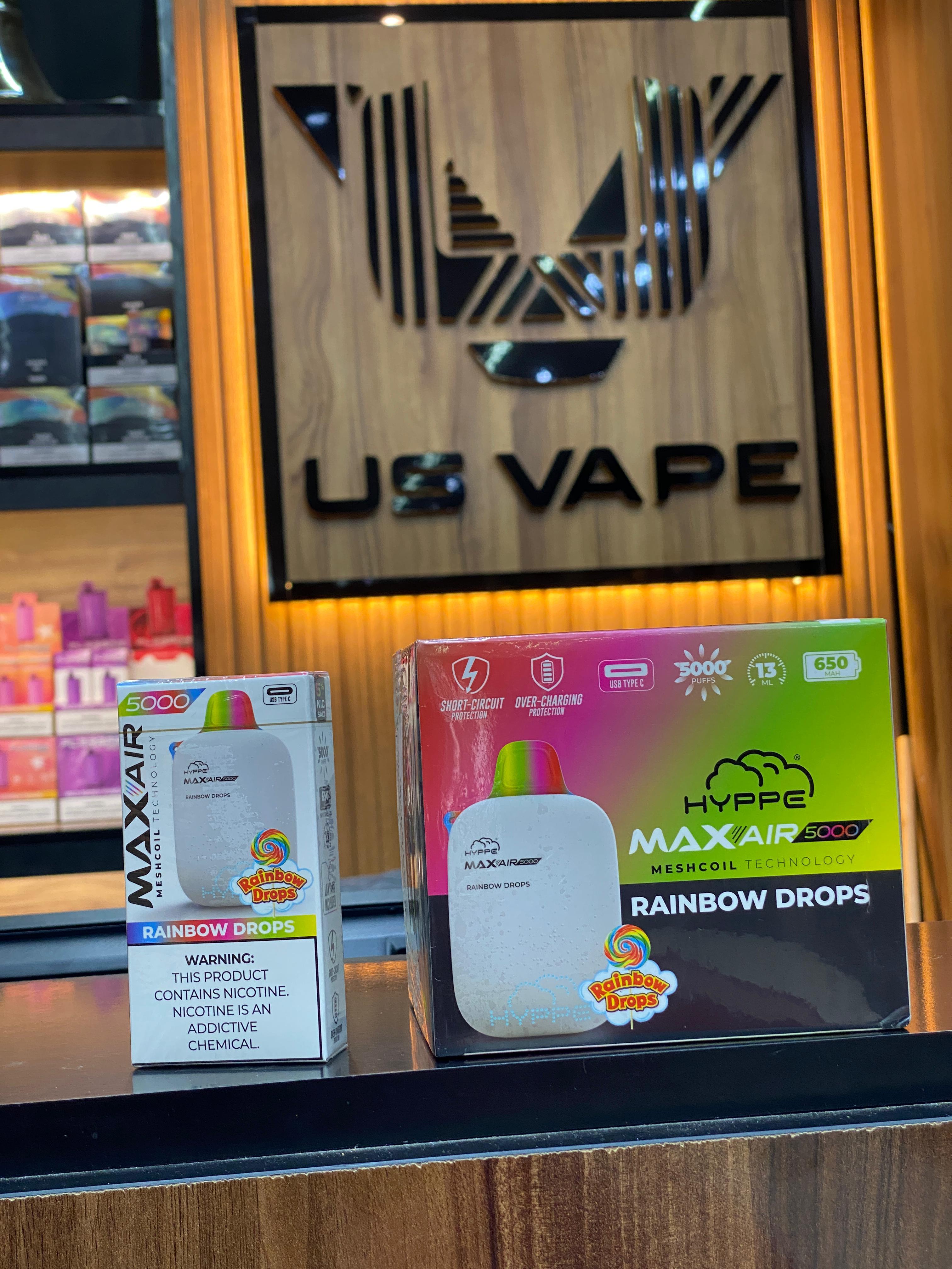 Max Air 5000 Puff- Rainbow Drops