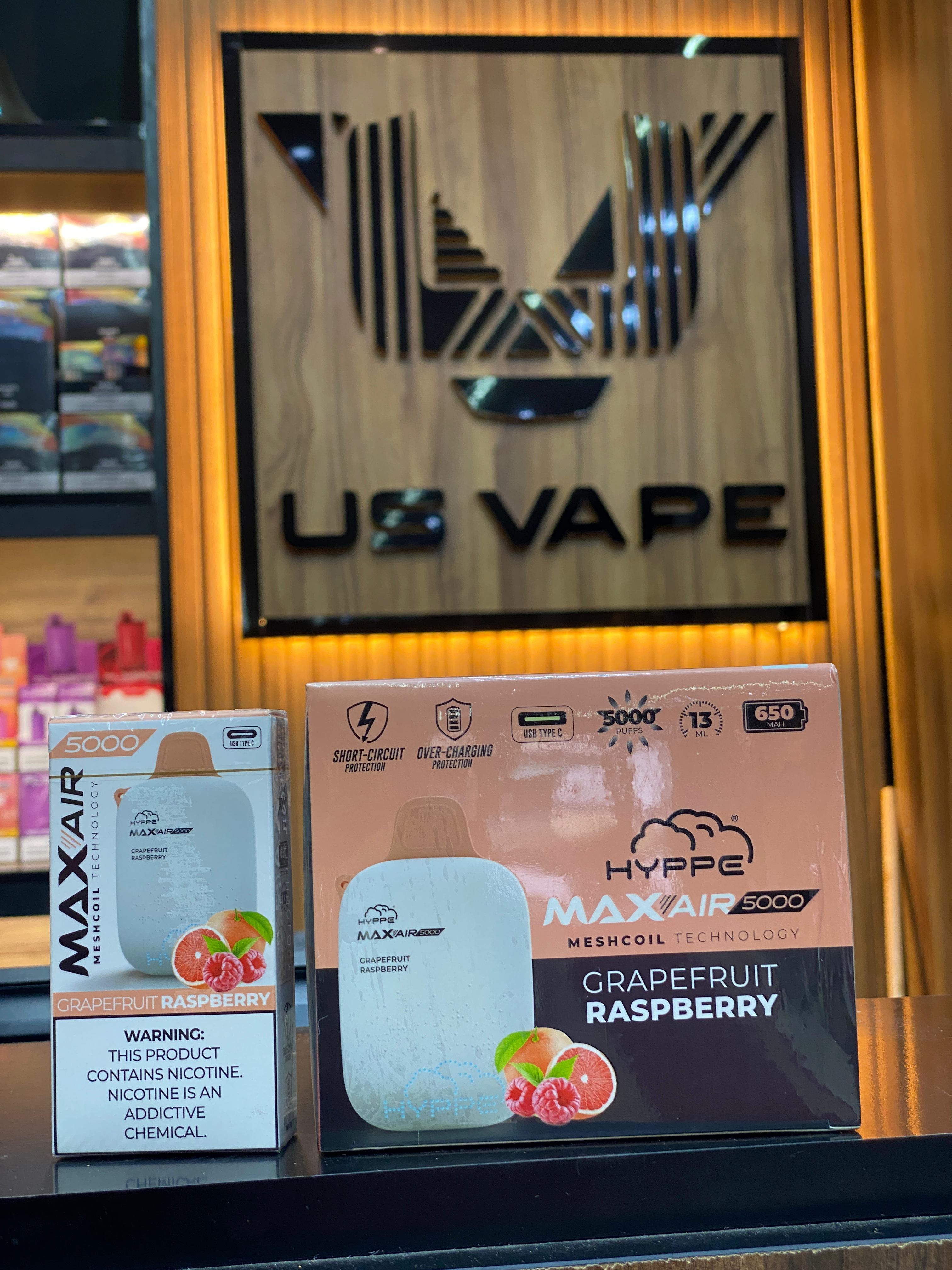 Max Air 5000 Puff- Grapefruits Rasberry