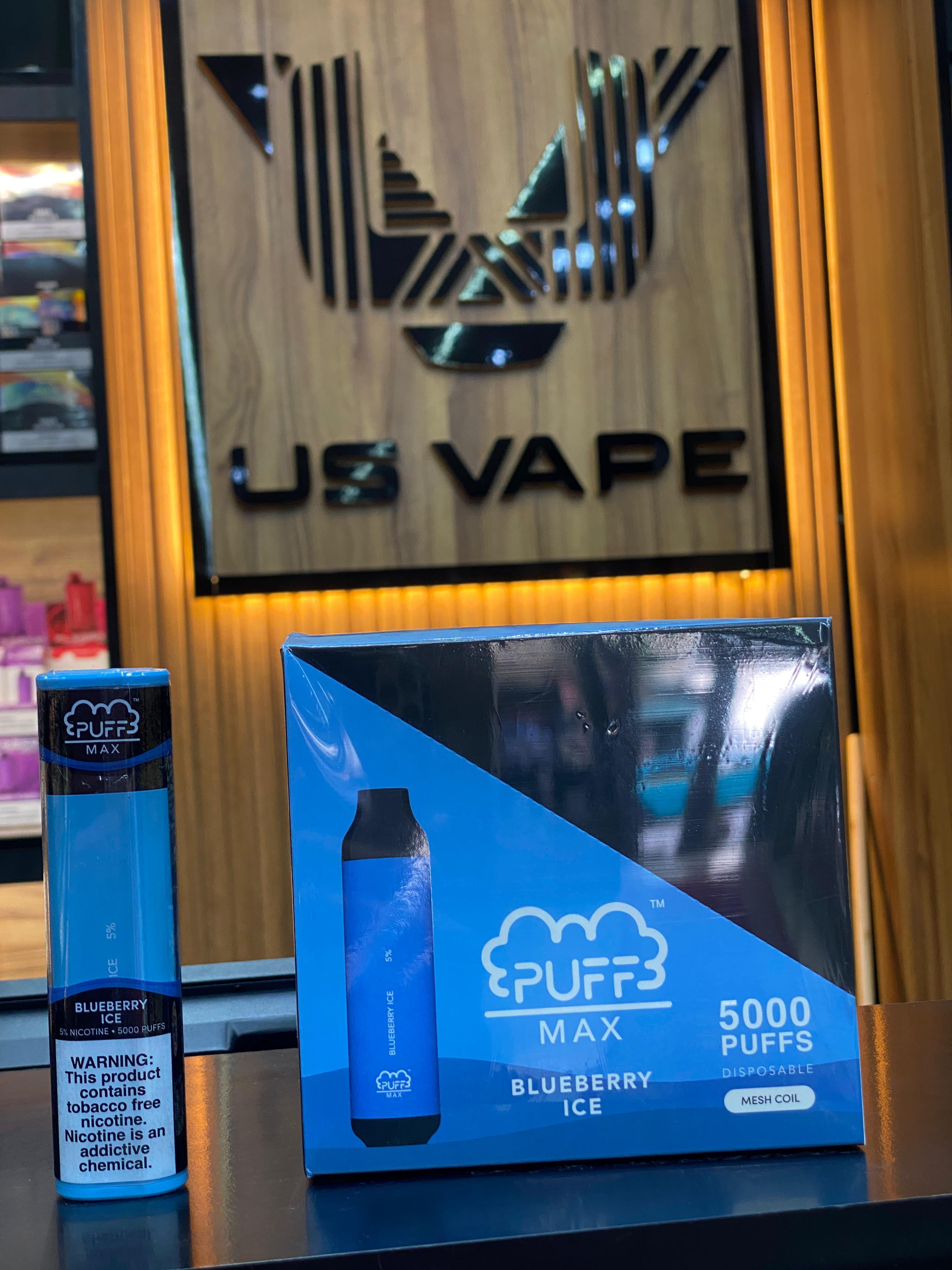 Puff Max 5000 Puffs- Blueberry Ice