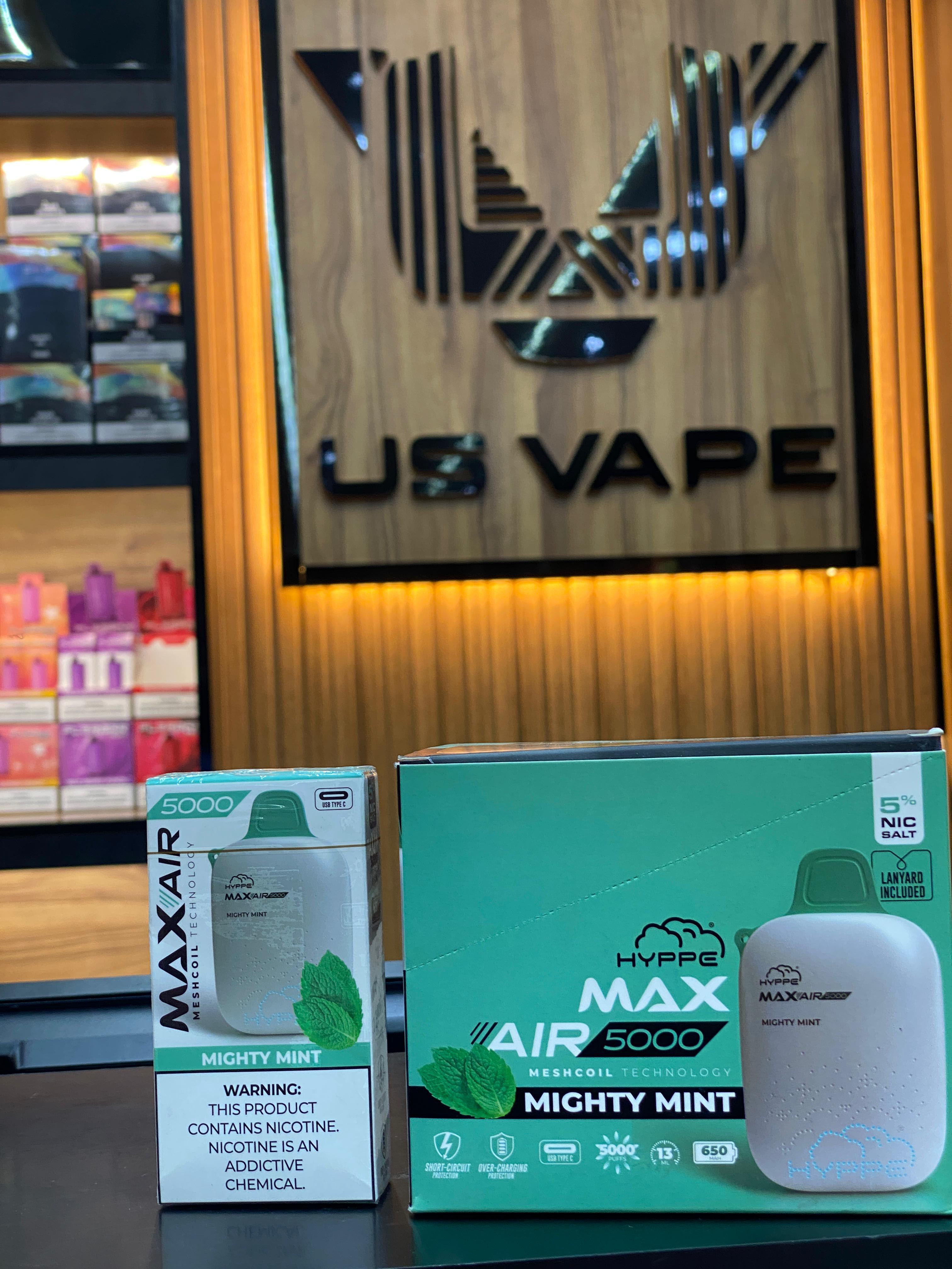 Max Air 5000 Puffs- Mighty Mint