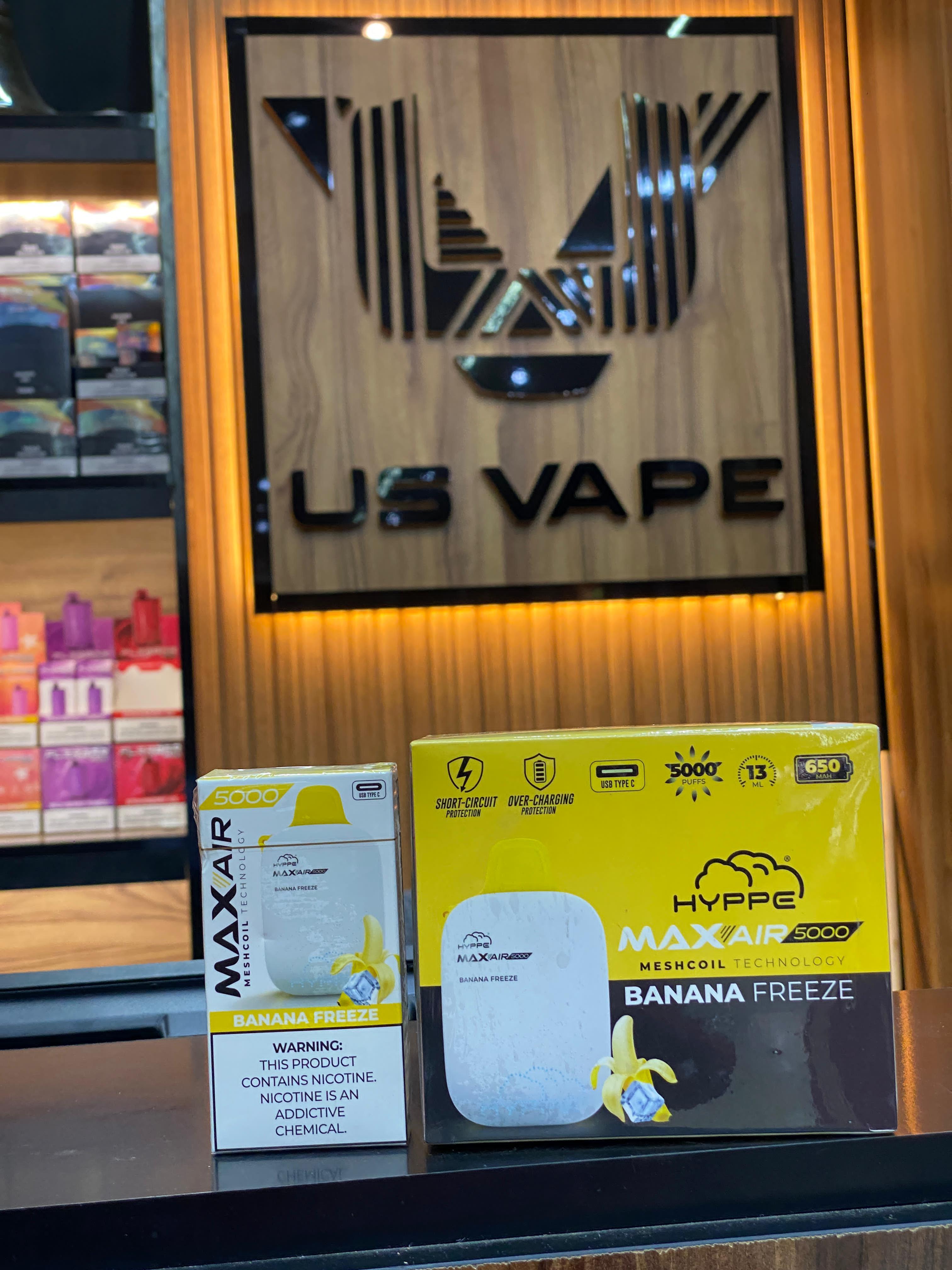 Max Air 5000 Puff- Banana Freeze