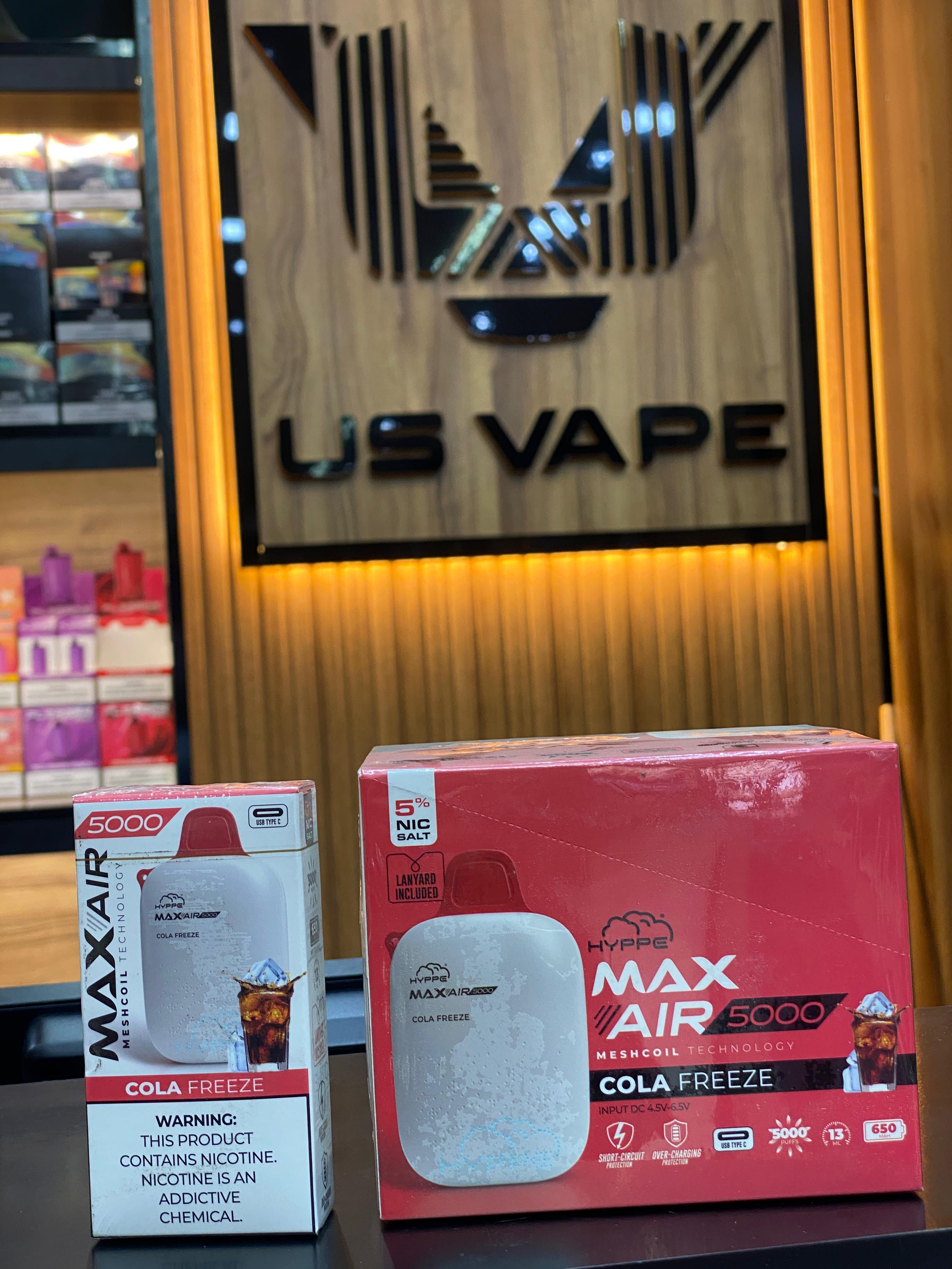 Max Air 5000 Puff- Cola Freeze