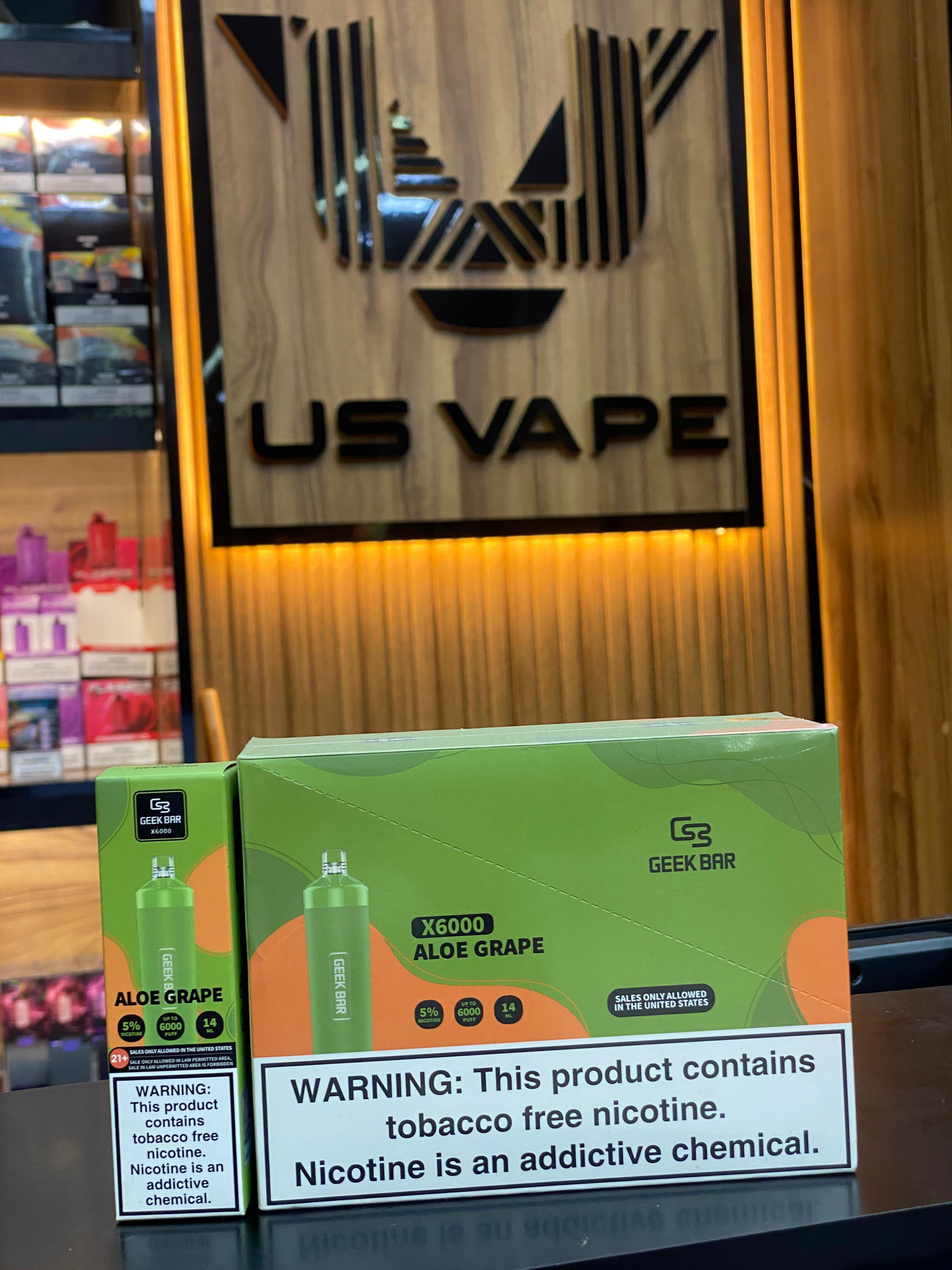 Geek Bar 6000 Puffs- Aloe Grape