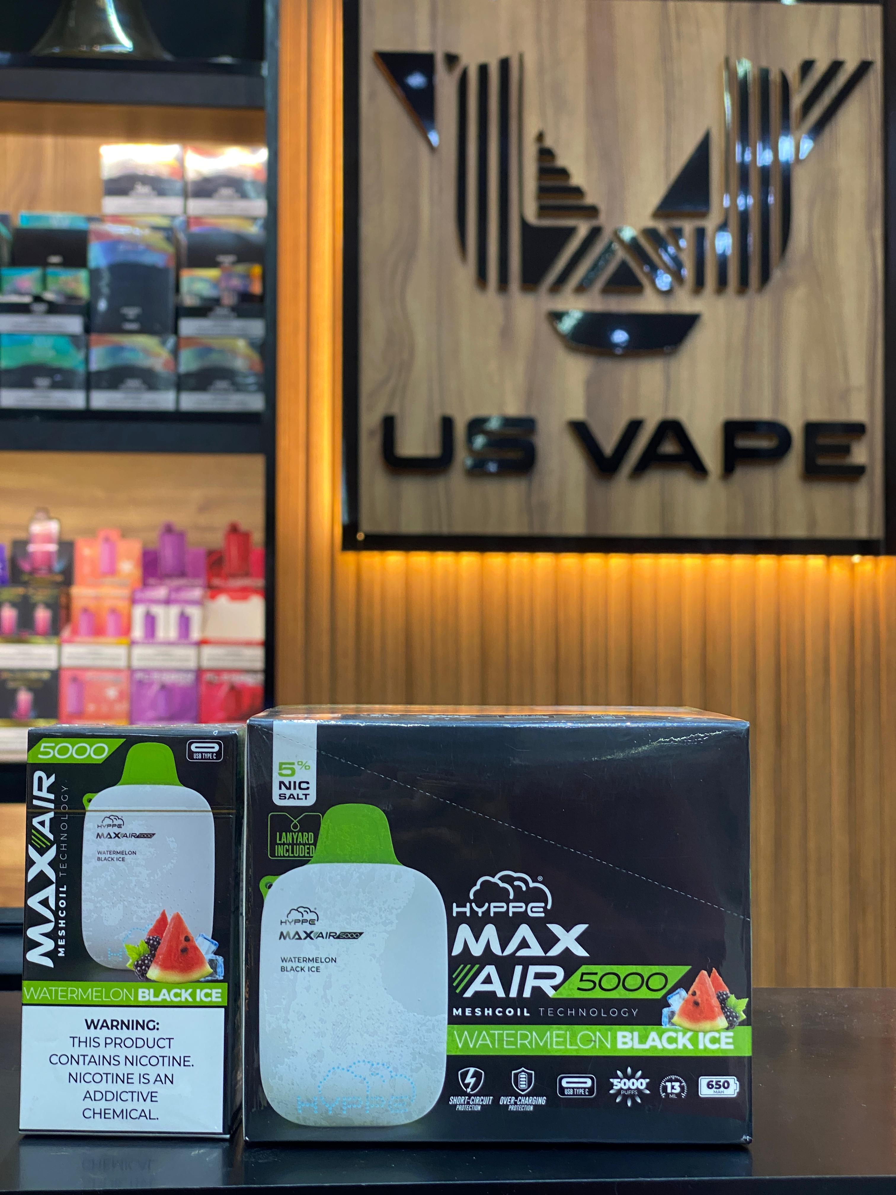 Max Air 5000 Puffs- Watermelon Black Ice