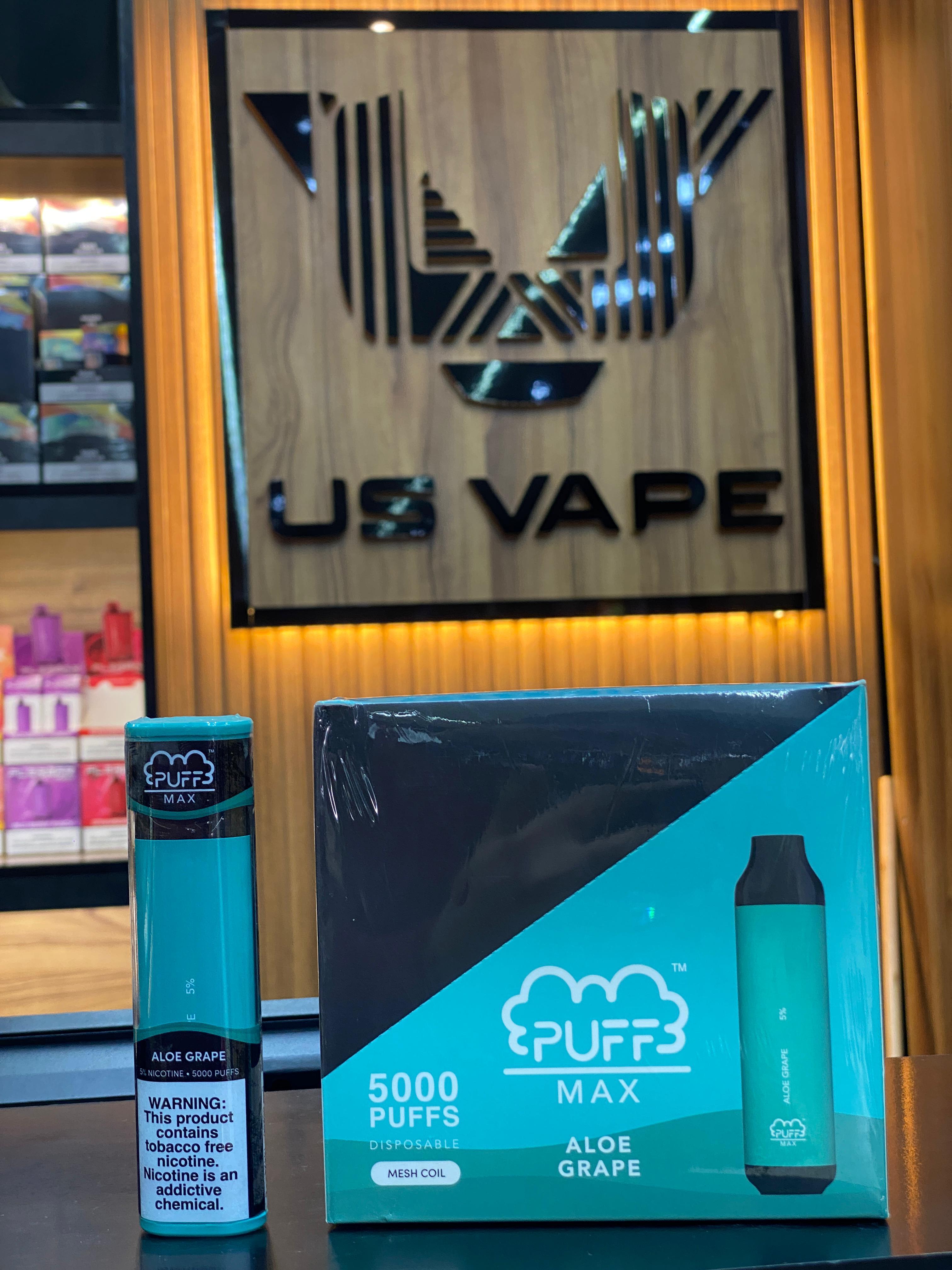 Puff Max 5000 Puffs- Aloe Grape