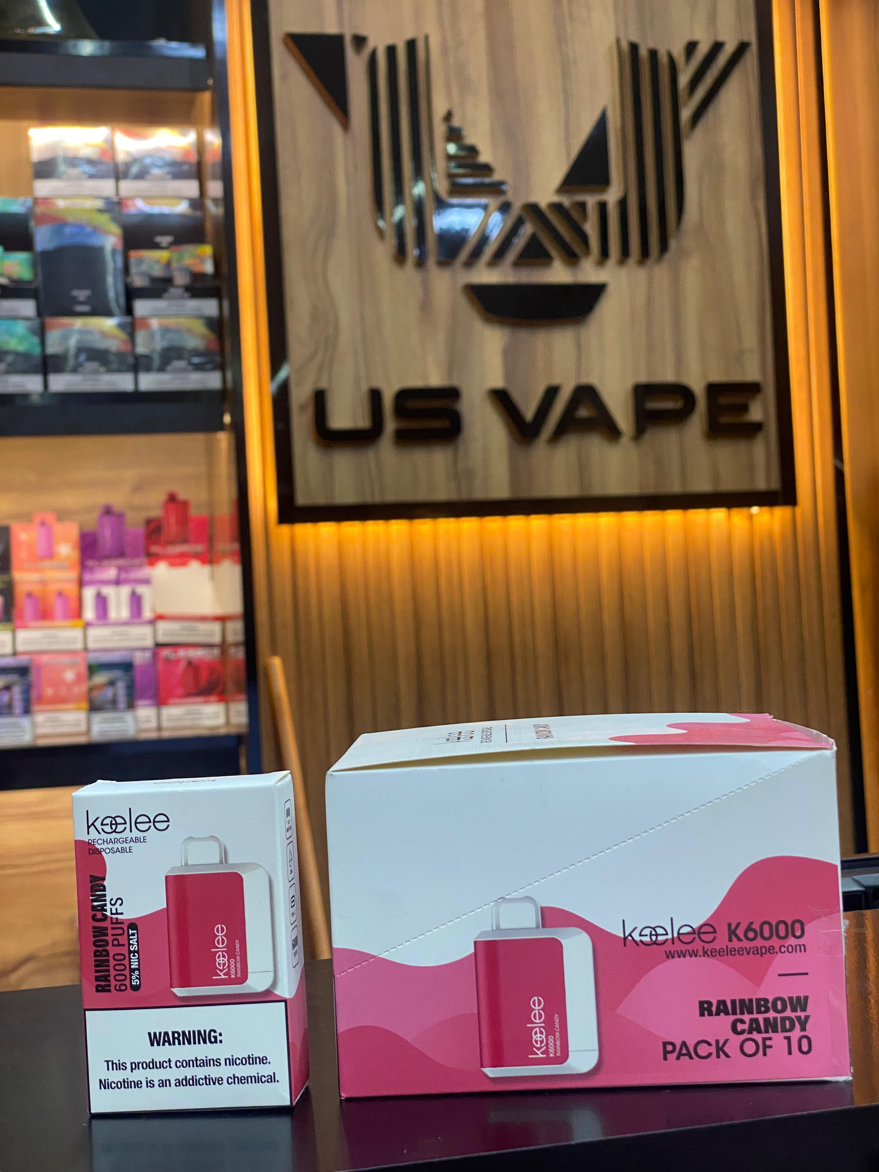 Keele 6000 Puffs- Rainbow Candy